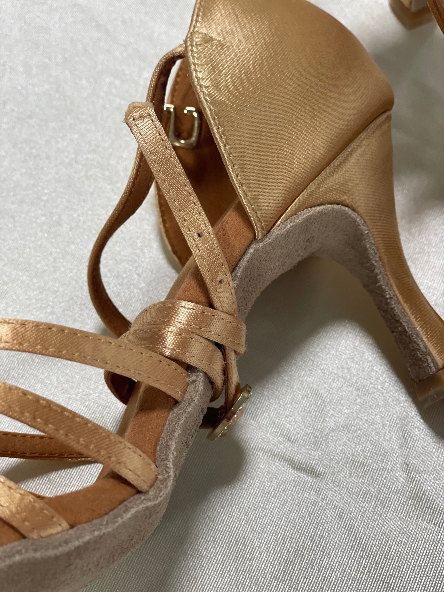 Style 110- Light Tan Satin 5 Straps