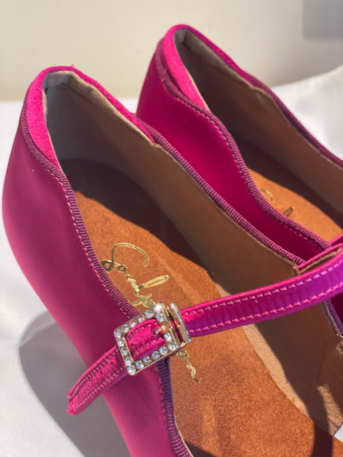 Style 210 - Luxurious Collections - Rose Violet Italian Satin - 6cm Heel