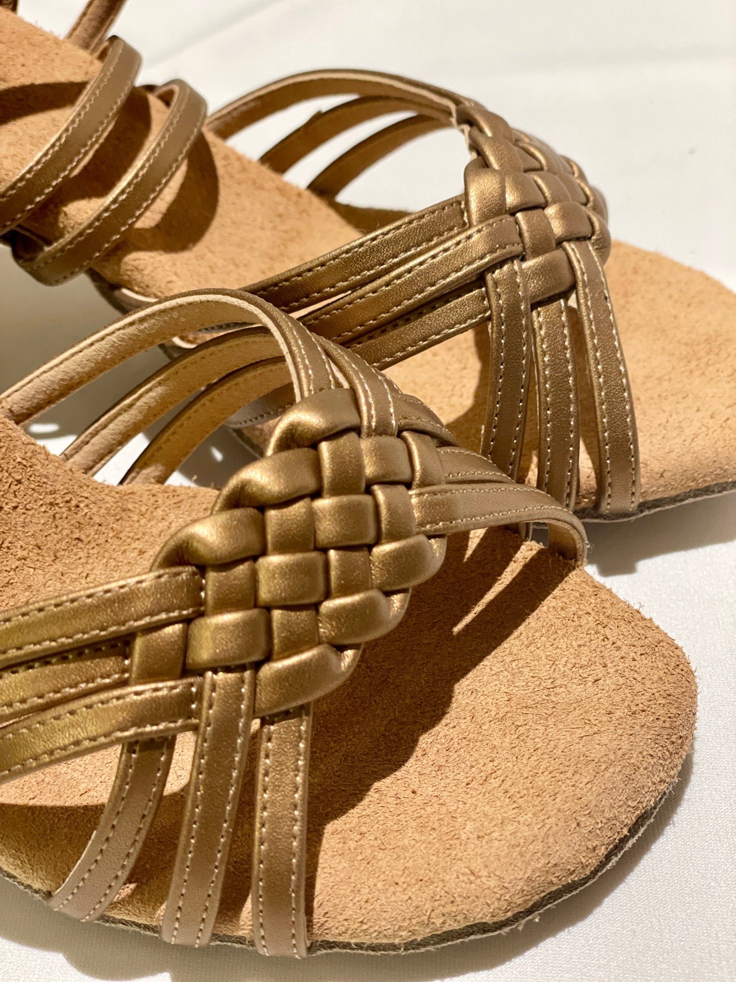Style 107 - Dark Tan Leather 7.5cm Straight