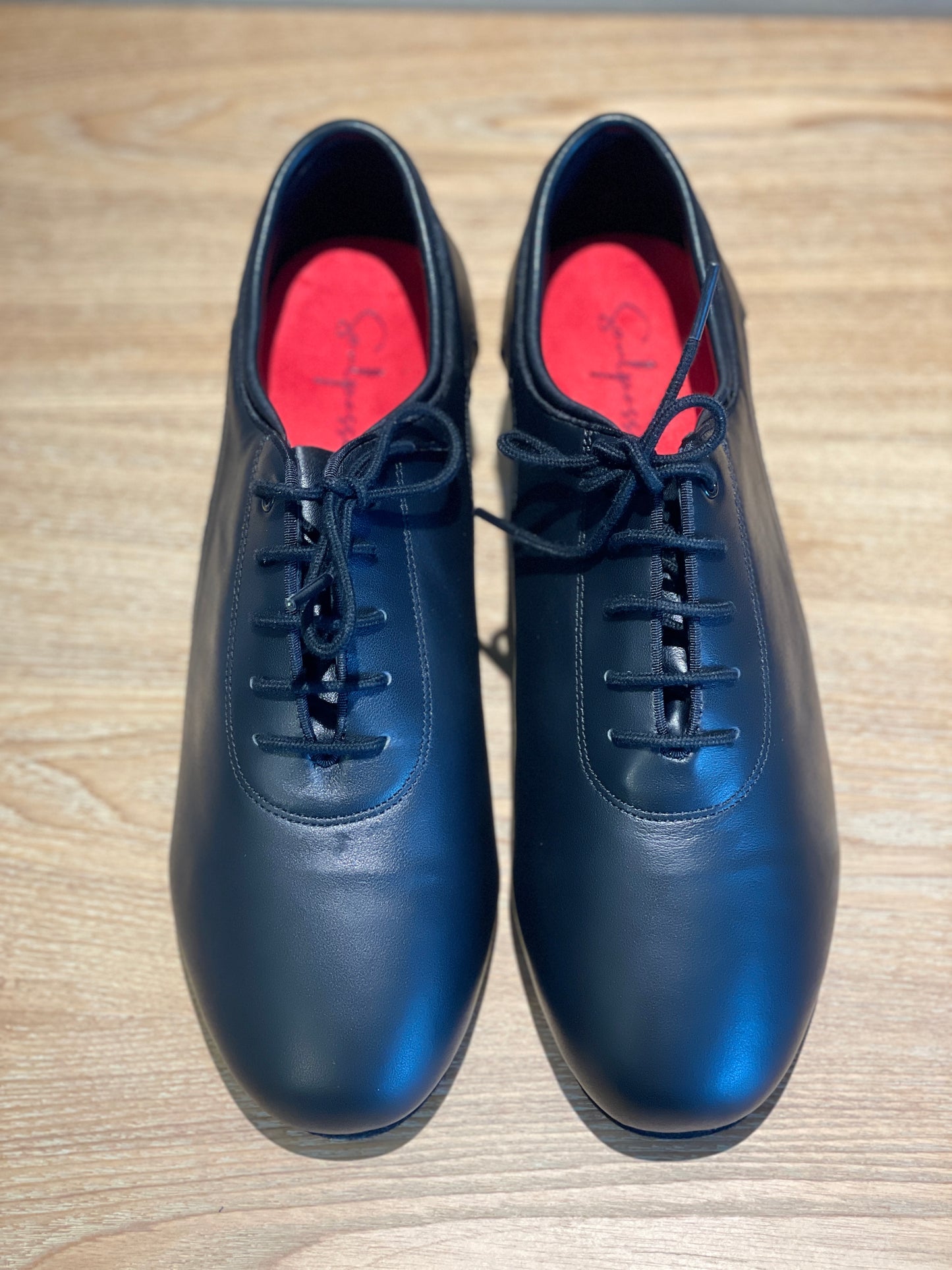 Style 401A - Valentin - Black Calfskin Leather 3.5cm/5cm Heels